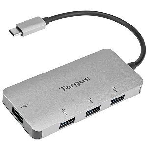 Hub Targus ACH226BT USB-C 4 em 1 - Prata