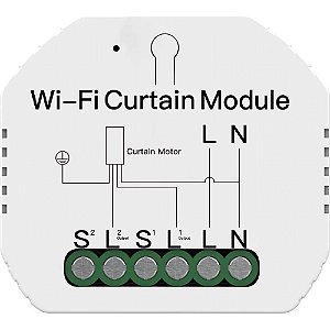 Interruptor Inteligente para Cortina Elétrica Moes MS-108 Wi-Fi