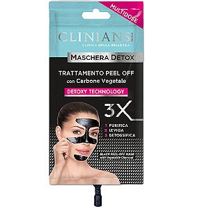 Máscara Facial Clinians Detox Black Peel-Off - 20mL