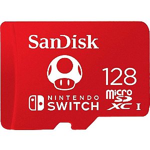 Memória Micro SD SanDisk Nintendo Switch (SDSQXAO)