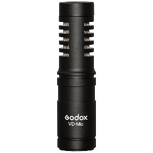 Microfone Godox VD-Mic Shotgun para Câmera - Preto