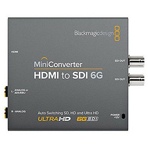 Mini Conversor Blackmagic Design SDI a HDMI 6G (CONVMBHS24K6G)