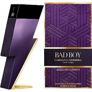 Perfume Carolina Herrera Bad Boy Dazzling Garden EDT - Masculino 100mL