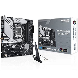Placa Mãe Asus B760M-A Prime Wifi LGA 1700 DDR5 Micro ATX
