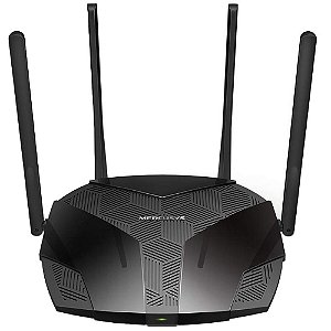 Roteador Mercusys MR80X AX3000 Wifi 6 Dual Band 4 Antenas - Preto
