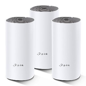 Roteador Sem fio TP-Link Deco E4 Whole-Home AC1200 - 3 Unidades