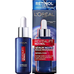 Sérum Noturno L’Oréal Paris Revitalift Laser Retinol Puro - 30mL