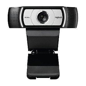 Webcam Logitech C930-E HD 1080p USB - Preto