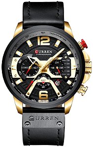 Relógio Masculino FANMIS CR 8329 Gold Black
