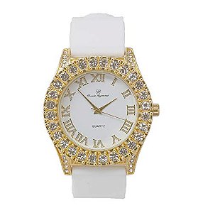 Relógio Masculino Charles Raymond ST10327 RN Single (ST10357 Gold White)