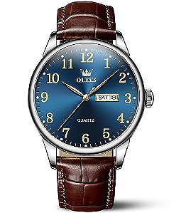 Relógio Masculino OLEVS SCC-S-G5535PZ-BL-F