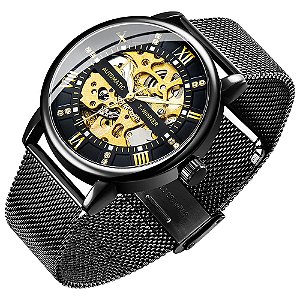 Relógio Masculino Dentily 9005AW-black gold