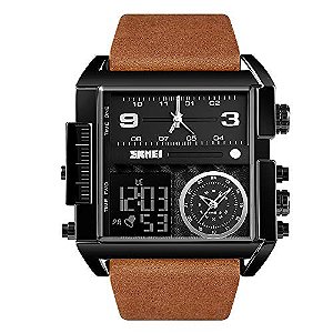 Relógio Masculino SKMEI SKMEI-1391-Black Brown-F