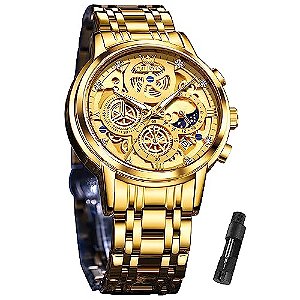 Relógio Masculino OLEVS TX-S-G9947GCJ-CG+PZ