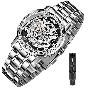 Relógio Masculino Tiong GMT1089-silver & black