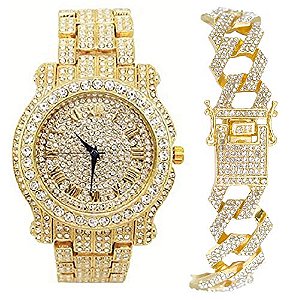 Relógio Masculino Charles Raymond L0504B (L0504RNB ZZ Gold Gold)