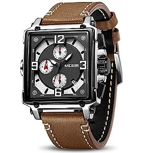 Relógio Masculino MEGIR M2061GBN-1N7