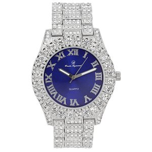 Relógio Masculino Charles Raymond ST10327DX Color (Royal Blue Silver)