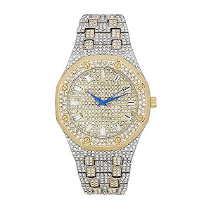 Relógio Masculino Charles Raymond 10227FAMST10528 TT SLV GLD