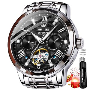 Relógio Masculino OLEVS TJ-S-G6701GB-BH