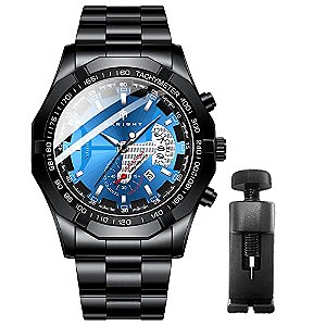 Relógio Masculino BY BENYAR S001-Blue Black