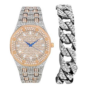 Relógio Masculino Charles Raymond ST10528 TT SLV Rose-GLD -C