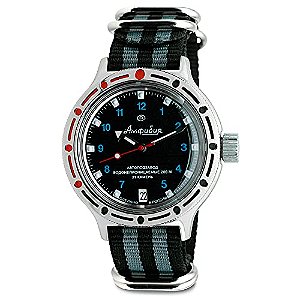 Relógio Masculino VOSTOK 420268-Bk-G-BTM