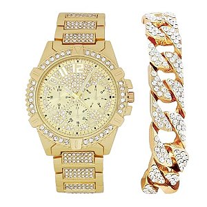 Relógio Masculino Charles Raymond ST10575-C Gold