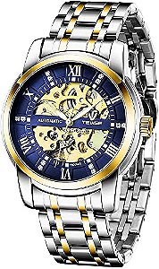 Relógio Masculino Dentily T9005A-goldblue