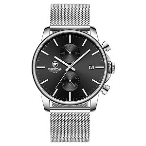Relógio Masculino GOLDEN HOUR CH-1604S-S-B