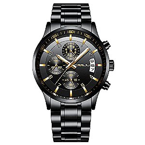 Relógio Masculino CRRJU CJ2214BK-G