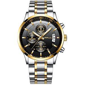 Relógio Masculino CRRJU CJ2214SL-G-BK
