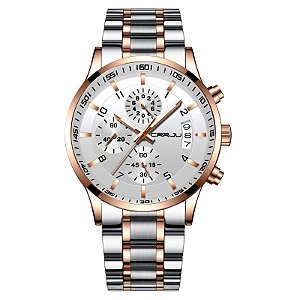 Relógio Masculino CRRJU CJ2214SL-RS-W