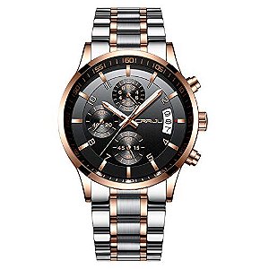Relógio Masculino CRRJU CJ2214SL-RS-BK