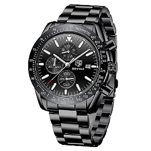 Relógio Masculino BY BENYAR BY 5140 Black Black