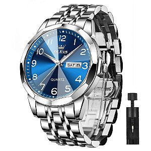 Relógio Masculino OLEVS WD-S-G9970G-BL