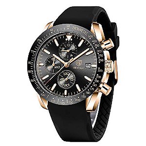Relógio Masculino BY BENYAR BY-5140-Gold Black
