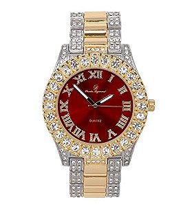 Relógio Masculino Charles Raymond ST10327 RN Single (ST10328TT Blood Red)