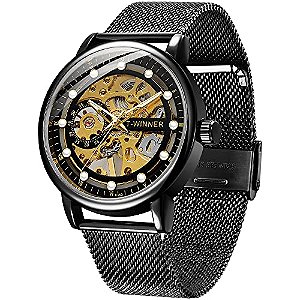 Relógio Masculino Whodoit WIN067-gold balck