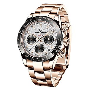 Relógio Masculino HaiQin PD1644-Meteorite Style Gold