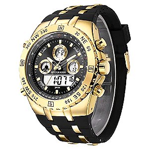 Relógio Masculino GOLDEN HOUR GH-124