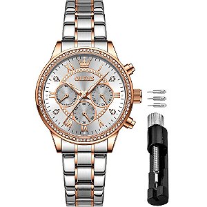 Relógio Feminino OLEVS CT-O-L715GJ-MB