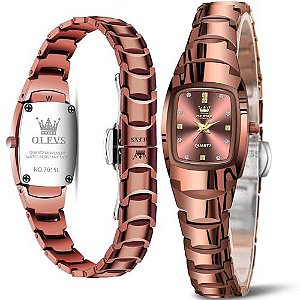 Relógio Feminino OLEVS KMN-OLS-L7015GM-MM