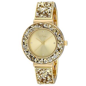 Relógio Feminino Bob Mackie BM4009YG