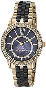 Relógio Feminino Anne Klein AK/3672BKGB