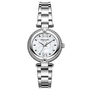 Relógio Feminino Kenneth Cole Classic Mop Crystalized Steel