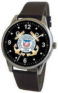 Relógio Feminino Military Time Coast Guard-strap
