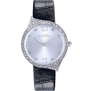 Relógio Feminino SUNVEN L6801-BlackW