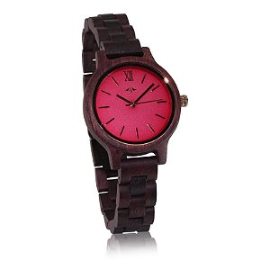 Relógio Feminino Angie Wood Creations W047