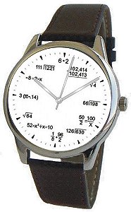 Relógio Feminino Math Time BYO-1211-PQ-W-B